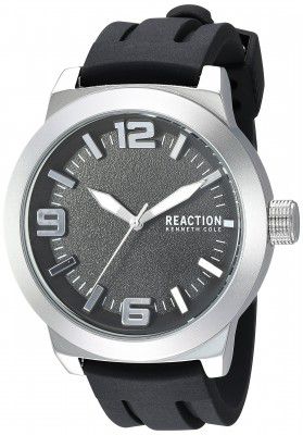 Reaction Kenneth Cole Casual Analog Black Dial Men's Watch-RK50092003