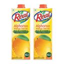 Real Alphonso Mango Fruit Juice -1L (Pack of 2)...