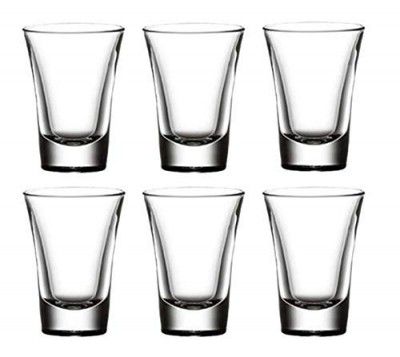 Real Crystal Pony Shot Glass for Beverage Drinking Glassware for Vodka Tequila Liquor 60 ml Set of (6)