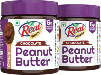 Real Health Chocolate Peanut Butter 700 g (Pack of 2)