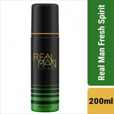 Real Man Body Spray Fresh Spirit Body Spray - For Men  (200 ml)