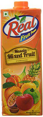 Real Masala Mixed Fruit Juice - 1L | No Added Preservatives,No Artificial Colours & Artificial Flavours | Goodness of Best Fruits with Chatpata Masala | Daily Dose of Fruit Nutrition | Tasty, Refreshi