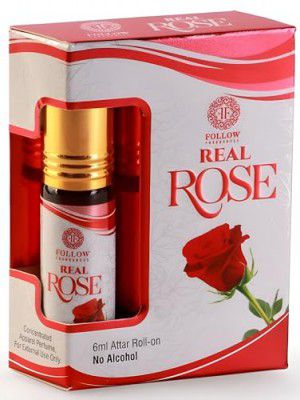 Real Rose Attar Oil By Fllow Fragrances Arabic 100% pure ittar - 6 ML