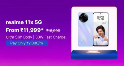 Realme 11x 5G @ ₹11,999/- on Flipkart's Big Billion Days Sale