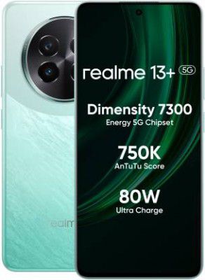 [Extra Rs 5000 Off] realme 13+ 5G (Speed Green, 128 GB)  (8 GB RAM)