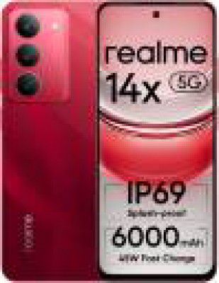 realme 14x 5G (Jewel Red, 128 GB)  (6 GB RAM)