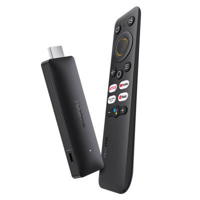 realme 4K Smart Google TV Stick with Bluetooth Voice Control Remote, Black