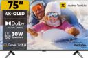 realme 75UHDGQRWSTQ TechLife 75 inch QLED Ultra HD (4K) Smart Google TV 2025 Edition...