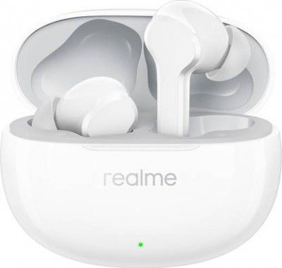 realme Buds T110 (RMA2306) with AI ENC for calls, 38 hours of Playback  (Pop White)