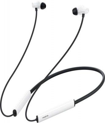 realme Buds Wireless 3 with 30dB ANC, 360 degree Spatial Audio, upto 40 hours Playback Bluetooth Headset  (Vitality White, In the Ear)