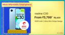 realme C30 (32GB) @ ₹5,799 on Flipkart Big Billion Days Sale...