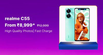 Realme C55 @ ₹8,999 on Flipkart's Big Billion Days Sale