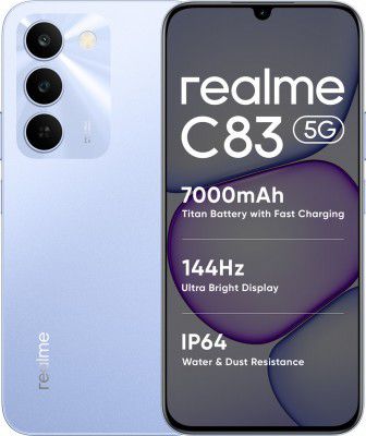 realme C83 5G (Blooming Purple, 64 GB + 4 GB RAM)