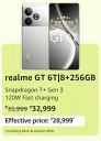 realme GT 6T 5G @ ₹28,999 during Prime Day Sale...