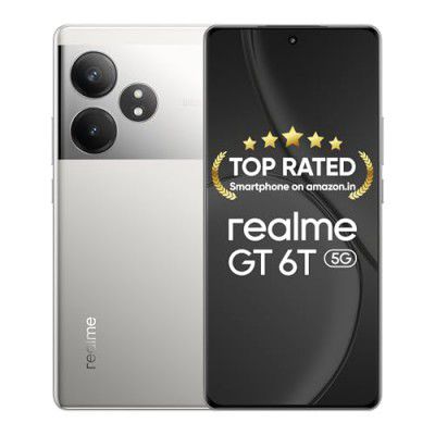 realme GT 6T 5G (Fluid Silver,8GB RAM+256GB Storage) The World's Brightest Flagship Display