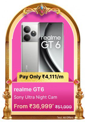 Big Billion Days Special: realme GT6 to be priced at ₹36999