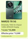 realme NARZO 70 5G @ ₹13,999 during Prime Day Sale...