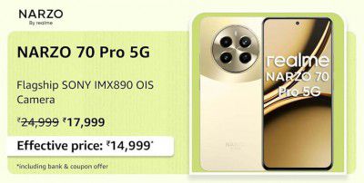 realme NARZO 70 Pro 5G @ ₹14,999 during Prime Day Sale