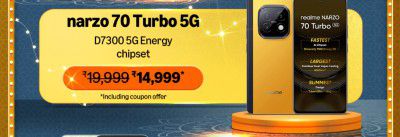 BBD: realme NARZO 70 Turbo sale price announced	
