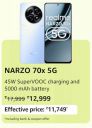 realme NARZO 70x 5G @ ₹11,749 during Prime Day Sale...