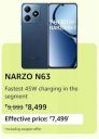 realme NARZO N63 @ ₹7,499 during Prime Day Sale...