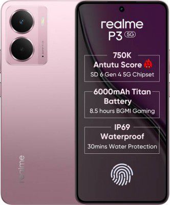 realme P3 5G (Nebula Pink, 128 GB)  (8 GB RAM)
