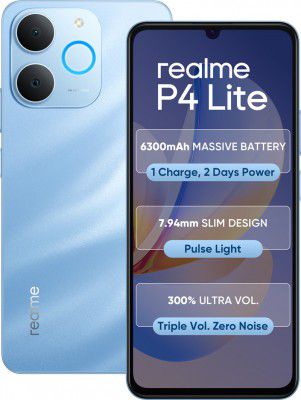 realme P4 Lite (Sea Blue, 64 GB | 4 GB RAM)