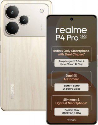 realme P4 Pro 5G (Birch Wood, 128 GB)  (8 GB RAM)