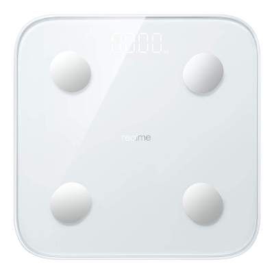 realme Smart Scale (White) | 16 Types of Health Measurement | 50g High-precision | realme Link App Smart Connect (RMH2011WHITE)