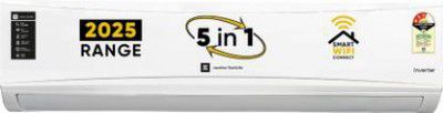 [2025 Model] realme TechLife 1.5 Ton 3 Star Split Inverter 5-in-1 Convertible - White  (153IAA25WRS, Copper Condenser)