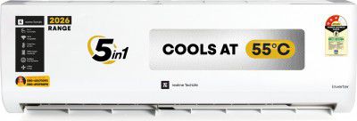 realme TechLife 2026 Model 1.5 Ton 3 Star Split Inverter AC (153IPG26WRMS, White)