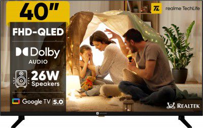realme TechLife (40") QLED Full HD Smart Google TV (40FHDGQRDDRQ)