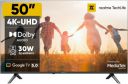 realme TechLife (50") Ultra HD (4K) LED Smart Google TV(50UHDGDRWSDB)...
