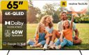 realme TechLife (65") QLED Ultra HD (4K) Smart Google TV 2025 Edition (65UHDGQRDDVQ)...