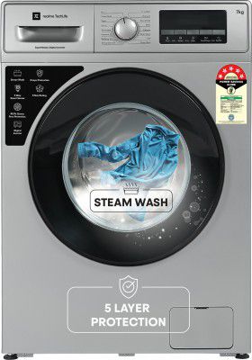 realme TechLife 7 kg In-built Heater with ExpertWash Fully Automatic Front Load with In-built Heater Grey (RMFL705NHIJG)