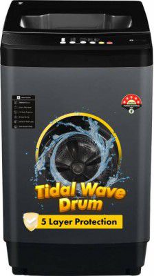 realme TechLife 8 kg 5 Star Rating Fabric Safe Wash Fully Automatic Top Load Washing Machine Grey (RMTL805NNNEG)