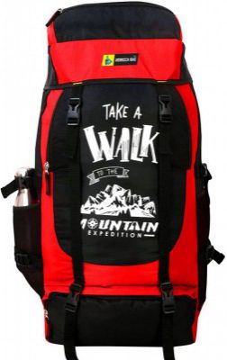 REBECCA  55 L Backpack 55 Ltrs Rucksack for Hiking & Trekking with Shoe Compartment  (Red)
