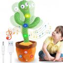 Rechargeable Toys Talking Cactus Baby Toys for Kids...