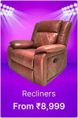 Recliners Starting at Rs. 8999, on Flipkart Big Billion Days Sale Offer