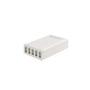 Reconnect 8 Amp Multi port USB Adapter, White...