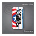 Reconnect Marvel Captain America 10000mAh PowerBank, Li-Po battery, 1 USB output port, Micro USB & Type C dual input, BIS approved, Mobile Accessories- DPB102 CA...