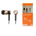 Reconnect EP ME-MIC In-Ear Metallic Wired Earphone, Gold/Black...