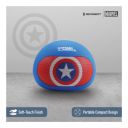 Reconnect Marvel Captain America 3W Wireless Bluetooth Speaker, Handsfree calling, Super Bass, 8hrs playtime, Built in play and volume controls, Personal speaker - DBTM103 CA...