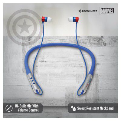 Reconnect Marvel Captain America Neckband Wireless Earphone