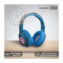 Reconnect Marvel Captain America On Ear Wireless Headphone with built in mic, Sweat resistant, Siri/Alexa/GoogleOk compatible, 24hrs playtime, Super hero Design - DBTH302 CA...