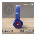 Reconnect Marvel Captain America Over the ear foldable Wireless Headphone with built in mic, Sweat resistant, 8hrs playtime, multipairing tech, Trendy Design, with Siri/Alexa/GoogleOk - DBTH101 CA...