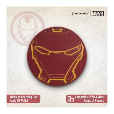 Reconnect Marvel Iron Man 10 Watts Wireless charger DWLC101 IM