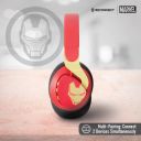 Reconnect Marvel Iron Man Wireless Over Ear Metallic Headphone with built in mic, Sweat resistant, Siri/Alexa/GoogleOk compatible, 8hrs playtime, Super hero Design - DBTH501 IM...
