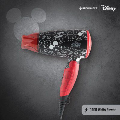 Reconnect Mickey 1000W Hair Dryer with Blow Dry Concentrator