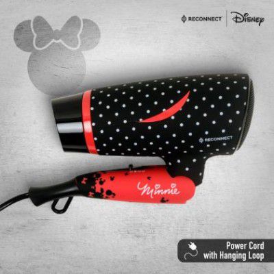 Reconnect Minnie 1600W Hair Dryer with Blow Dry Concentrator (Detachable)